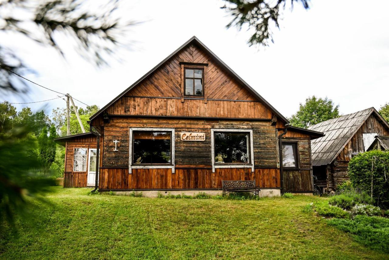 Villa Idilliska Latgaliesu Lauku Maja Ar Melno Pirti Aglona Exterior foto