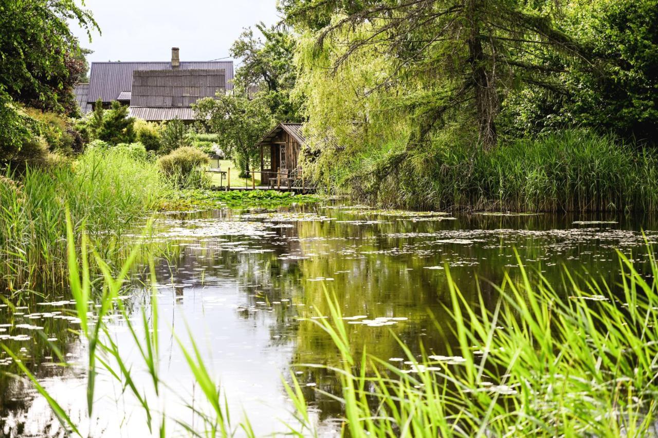 Villa Idilliska Latgaliesu Lauku Maja Ar Melno Pirti Aglona Exterior foto